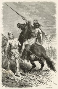 鉄器時代の戦士 作： Emile Antoine Bayard
