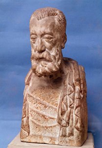 フランスの作家アナトール・フランス（1844-1924）の胸像 アントワーヌ・ブールデル（1861-1929）の彫刻 20世紀 パリ、ブールデル美術館 作： Emile Antoine Bourdelle