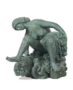 大きなしゃがみバザー;大きなしゃがむ入浴者 作： Emile Antoine Bourdelle