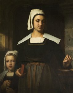 未亡人のダニ、1869 作： Emile Auguste Hublin