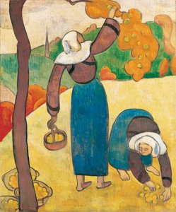 ブルトン農民、1889年 作： Emile Bernard