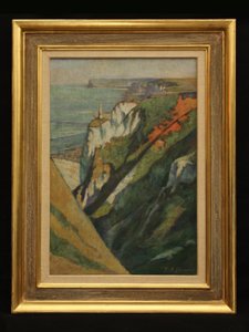 沿岸の風景、1925年頃 作： Emile Bernard