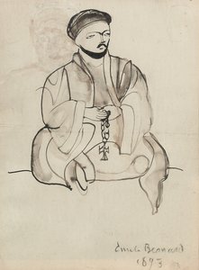 コプトの司祭、1893 作： Emile Bernard