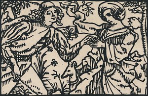 Villons Petit Testament、1919年のイラスト 作： Emile Bernard