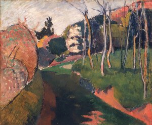 風景、サン＝ブリアック 作： Emile Bernard