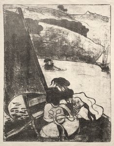 Les Bretonneries: 巡礼からの帰還 作： Emile Bernard