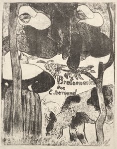 Les Bretonneries: タイトル ページ 作： Emile Bernard