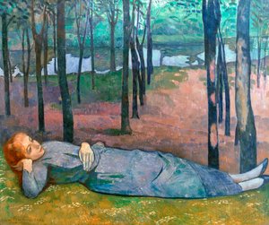 ボワダムールのマドレーヌ、1888 作： Emile Bernard