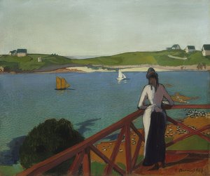サンブリアックでの午後。 1887 作： Emile Bernard