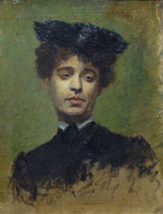 マリー・ルマソンの肖像、1892 作： Emile Bernard
