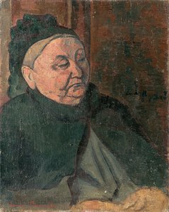 アーティストの祖母の肖像、1887 作： Emile Bernard
