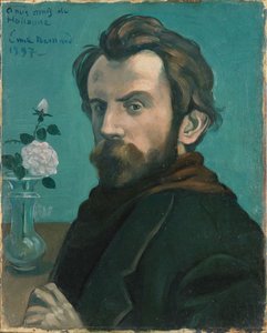 自画像、1897 作： Emile Bernard