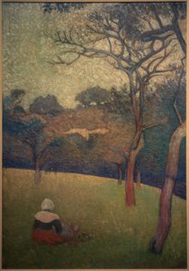 着席ブルトン 作： Emile Bernard