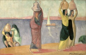 ウォーターベアラー、1894 作： Emile Bernard
