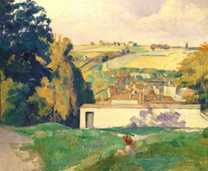 丘の上の少女 作： Emile Bernard