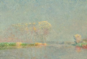 Lysの霧 作： Emile Claus
