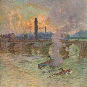 荒天、c1917 作： Emile Claus
