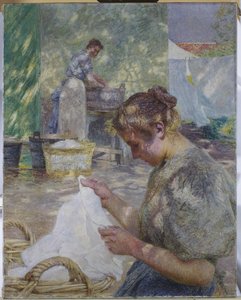 Aurinkoinen päivä 作： Emile Claus