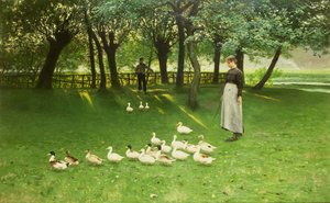 ダックガール、1880年代初頭