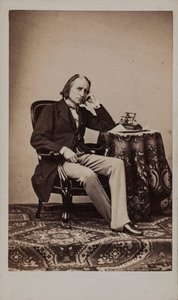 作曲家フランツ・リストの肖像 1811-1886. 作： Emile Desmaisons