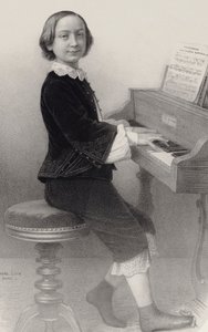 ヴァイオリニストで作曲家のアンリケッテン1848-1883の肖像。 作： Emile Desmaisons