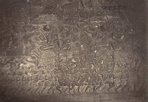 Bas-relief de la Grande Galerie de la Pagode, 1866.    1177063   ja       japanese Successfully Translated  Original: Leaf 1 from an antiphonal fragment (verso) Translat: Leaf 1 from an antiphonal fragment (verso) 1226497 ja japanese Successfully Translate 作： Emile Gsell