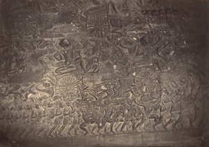 パゴダ大回廊の浅浮き彫り、1866 年。 作： Emile Gsell