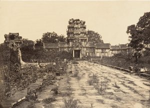 1 周の大塔西門、1866 年。 作： Emile Gsell