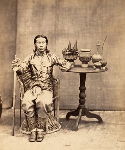 Phra-Kéo-Pha、国王の兄弟、1866 年。 作： Emile Gsell