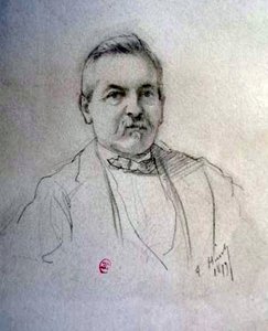 フェリックス・ロゲ（1823-1888） (A05) 作： エミール・ハーシュ
