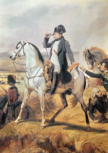 ワグラムの戦いからのナポレオンの詳細、1809年7月6日、1836年 作： Emile Jean Horace Vernet