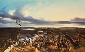 1814年、1822年2月11日、モンミライユの戦い。 作： Emile Jean Horace Vernet