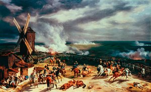 ヴァルミーの戦い、1792年、1826年9月20日。 作： Emile Jean Horace Vernet