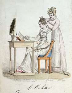 ドレッシングテーブル、1816年頃 作： Emile Jean Horace Vernet