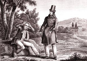 ラ・フォンテーヌの寓話「守銭奴は宝を失う 作： Emile Joseph Alexandre Gouget