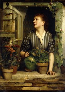 朝顔、1874 作： Emile Levy