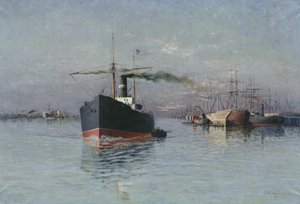 ダンケルクの大ドック、1890年