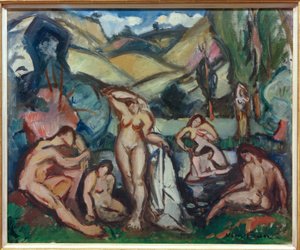 女性の入浴 作： Emile Othon Friesz