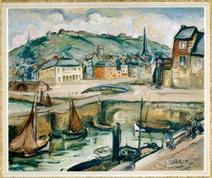 Honfleur 作： Emile Othon Friesz