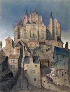 モン・サン・ミッシェル - エミール・サゴ作、アヴランシュ美術館 作： Emile Sagot