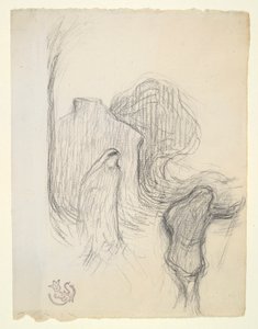 ムードンの神秘的な風景の研究 作： Emile Schuffenecker