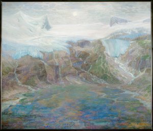 シュラッテンカース氷河（Schlattenkäs Glacier 作： Emilie Mediz Pelikan