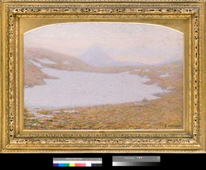 高山の春（春の山々） エミリオ・ロンゴーニ（1859-1932） 画 1912年 個人蔵 作： Emilio Longoni