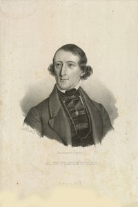 August Bournonville 1805-1879、1842年の肖像。