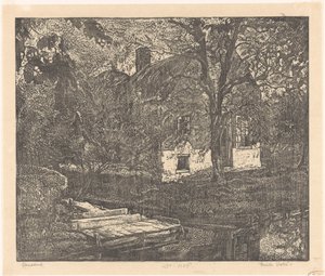水上農場 作： Emilius Wilhelmus Dehé (signed by artist)