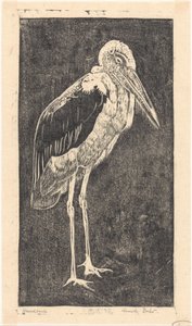 マラブー 作： Emilius Wilhelmus Dehé (signed by artist)