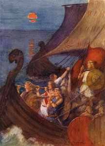 漂う霧の中には戦争の角が鳴った 作： Emily Farmer
