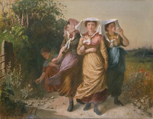 バルの乙女たち」1854～1913年 作： Emily Mary Osborn