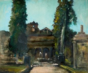 ディオクレティアヌス浴場、ローマ、1930年。 作： Emily Murray Paterson