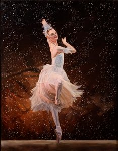 雪の妖精、2024年（油絵） 作： Emma Kennaway